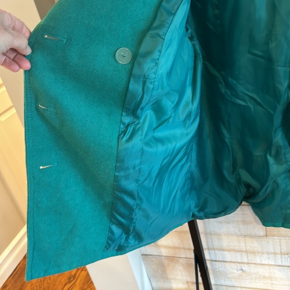 🍀Old Navy Green medium pea coat- St Patrick’s Day!🍀 - Picture 3 of 5